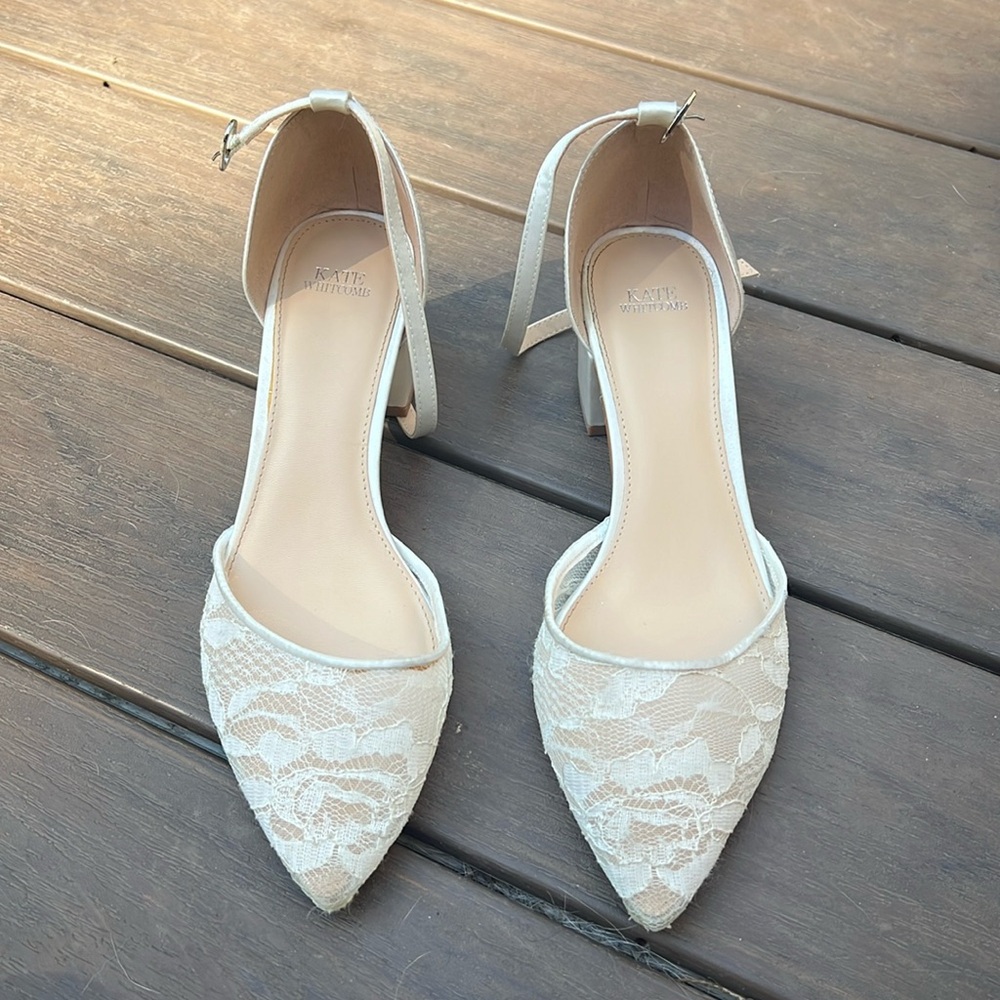 Kate Whitcomb Elsy Ivory Bridal Shoes